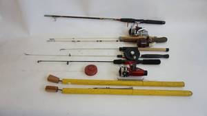 lot 237 image: Vintage fishing lotDaiwa 1500c, Abu Garcia Cardinal 553, Shakespeare etc.