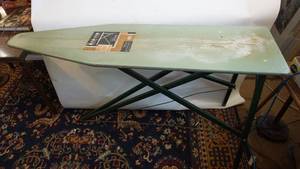 lot 260 image: Vintage  the Rid-Jid Wood  ironing table