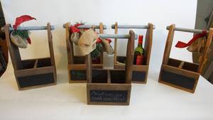 lot 283 image: HandMade BarnWood TotesGreat for Gift Giving
