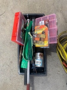 Jumper cables and storage boxes