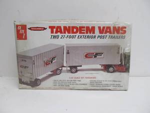 lot 19 image: AMT Tandem Vans - Two Exterior Post Trailers