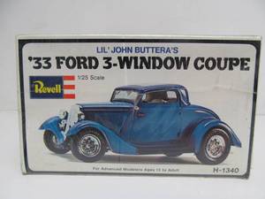 lot 66 image: Revell Lil John Butteras 33 Ford 3-Window Coupe