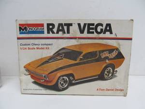lot 73 image: Vintage Monogram Rat Vega Custom Chevy Compact Truck