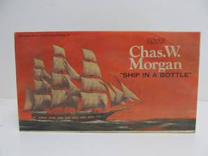 lot 78 image: ADDAR Chas. W. Morgan Ship in a Bottle 