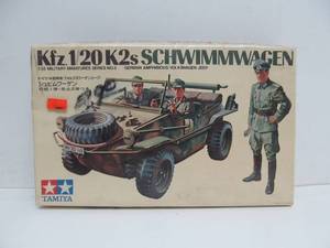 lot 92 image: Tamiya Kfz. 120 K2s Schwimmwagen Military Miniatures