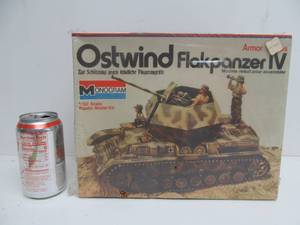 lot 99 image: Vintage Monogram Ostwind Flakpanzer IV Armor Series Tank