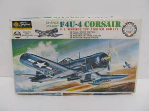 lot 183 image: Vintage Fujimi F4U-4 Corsair U.S. Marines Top Fighter Bomber