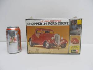 lot 201 image: Vintage Revell Lil John Butteras Chopped 34 Ford Coupe