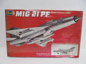 lot 234 image: Larger Revell MIG 21 PF Soviet Interceptor Fighter