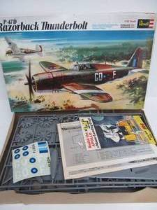 lot 249 image: Larger Vintage Revell P-47D Razorback Thunderbolt