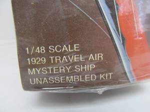 lot 262 image: Testors Hawk The Golden Age of Aviation 1929 Travel Air Mystery Ship