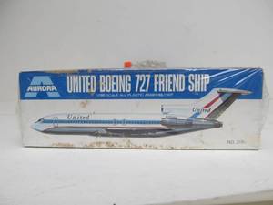 lot 268 image: Aurora United Boeing 727 Friend Ship Jetliner 