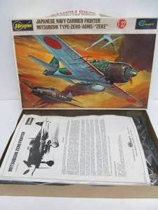 lot 273 image: Hasegawa Japanese Navy Carrier Fighter Mitsuishi Type-Zero (A6M5) Zeke