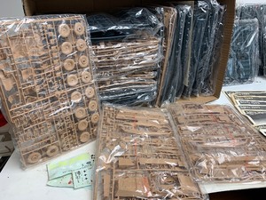 lot 292 image: Large Lot of Sealed Testors Military Model Kits - 28 total 