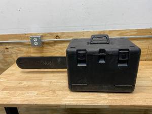 lot 21 image: RYOBI 20 in. 50 cc 2-Cycle Gas Chainsaw with Heavy-Duty Case