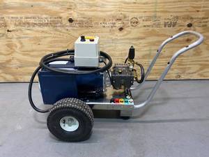 lot 6 image: PRESSURE-PRO Professional 4000 PSI (Electric - Cold Water) Aluminum Frame Pressure Washer w Auto Stop-Start (230V 1-Phase)