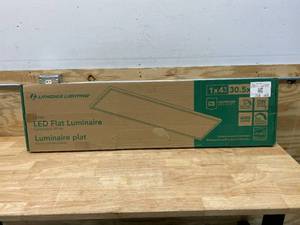 lot 77 image: LITHONIA LIGHTING Contractor Select CPANL DCMK 1 ft. x 4 ft. 4000 Lumens Integrated LED Panel Light Switchable Color Temperature