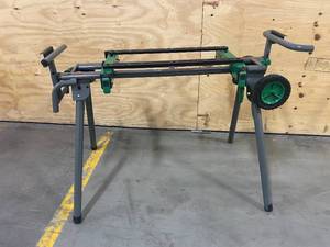 lot 3 image: METABO HPT Steel Miter Saw Stand