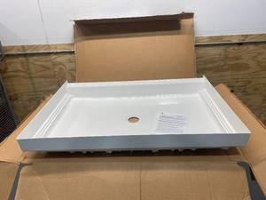 lot 58 image: AQUATIC A2 48 Inch Shower Pan
