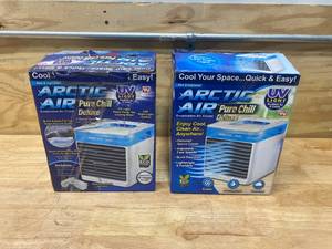lot 86 image: ONTEL Lot of 2- Arctic Air Pure Chill Deluxe Personal Air Coolers