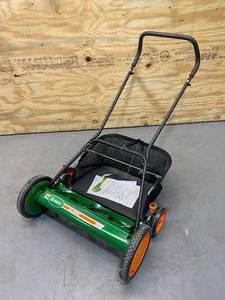 lot 118 image: SCOTTS 20 in. Manual Walk Behind Reel Mower with Grass Catcher