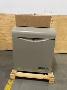 lot 128 image: KOHLER 12RESVL-100LC12 12kW Generator with 100A 12-circuit Transfer Switch