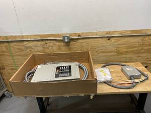 lot 130 image: GENERAC RXG10EZA1 50A 1-120240V Nema 1 Automatic Transfer Switch with 10-circuit Load Center
