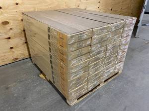 lot 25B image: LM FLOORING Lot of 40 Boxes of- Weston Hardwood Flooring in Windy City (1,063 Sq. Ft.)