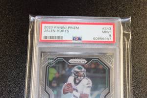 2020 Prizm Jalen Hurts #343 PSA 9 Rookie Card