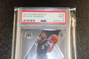 2019-20 Mosaic Keldon Johnson #238 PSA 9 Rookie Card