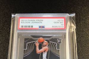 2019-20 Prizm Keldon Johnson #273 PSA 10 Rookie Card
