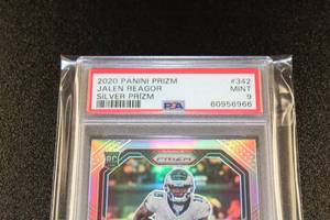 2020 Prizm Silver Jalen Reagor #342 PSA 9 Rookie Card