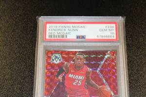 2019-20 Mosaic Red Kendrick Nunn #234 PSA 10 Rookie Card