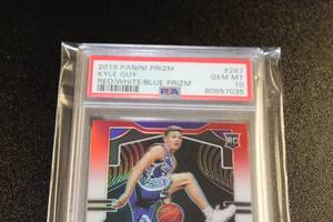 2019-20 Prizm Red Whtite Blue Kyle Guy #287 PSA 10 Rookie Card