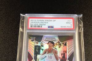 2019-20 Prizm Draft Silver Jaxson Hayes #71 PSA 9 Rookie Card