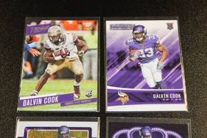 2017 Dalvin Cook Rookie Card Lot  4 Different Rookie Cards
