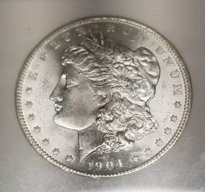 1904-O MORGAN SILVER DOLLAR MS64 NGC