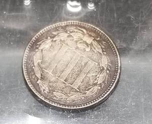 1865 US THREE CENT NICKEL