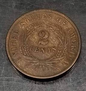 1864 US TWO CENT PIECE