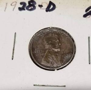 3 US COINS 1928-D WHEAT, 1928-D BUFFALO, 1947-S JEFFERSON
