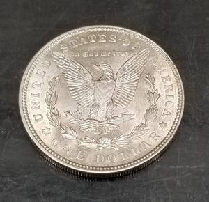 1921 MORGAN SILVER DOLLAR BU MS63
