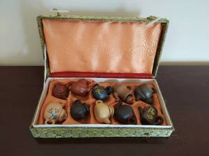 lot 33 image: Collection of Miniature Teapots