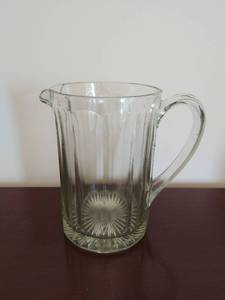 lot 45 image: Vintage Glass Pitcher