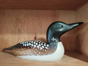 lot 152 image: Vintage Loon Decoy by Boyds