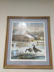 lot 159 image: Winter Haven Print by Terry Redlin- Signed & Numbered
