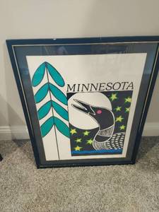 lot 167 image: Signed Minnesota Print