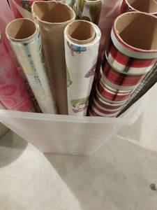 lot 203 image: Collection of Wrapping Paper with Holder