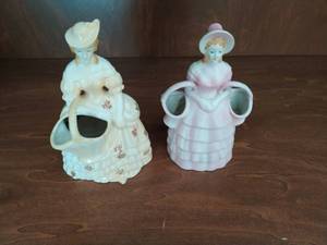 lot 57 image: Two Figurine Vases Made in Japan