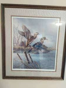 lot 101 image: Framed James Meger Print