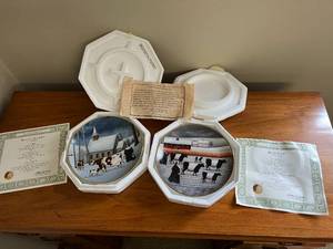 Franklin Mint Plates with COAs